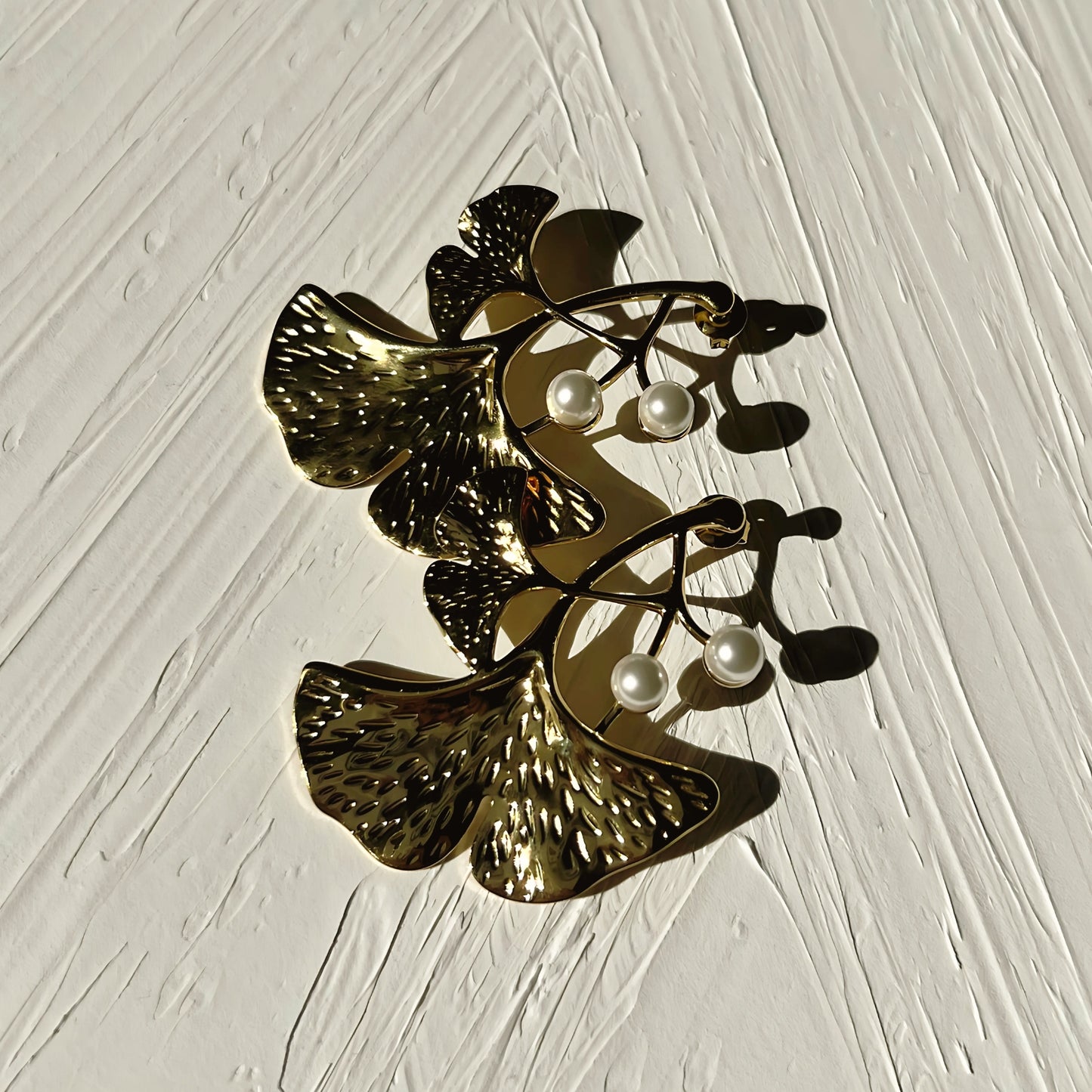 Elderflower Gold Earrings