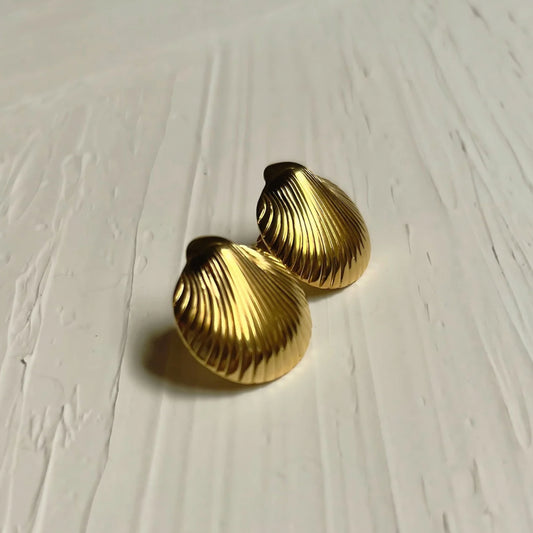 Golden Shell Earrings