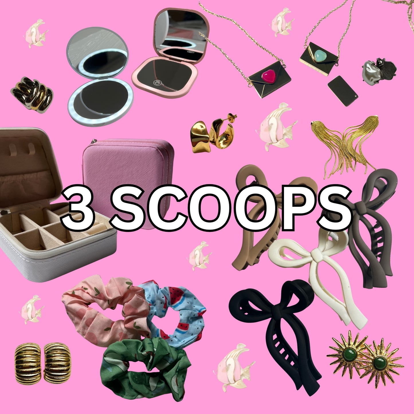 3 x Luxury Scoop