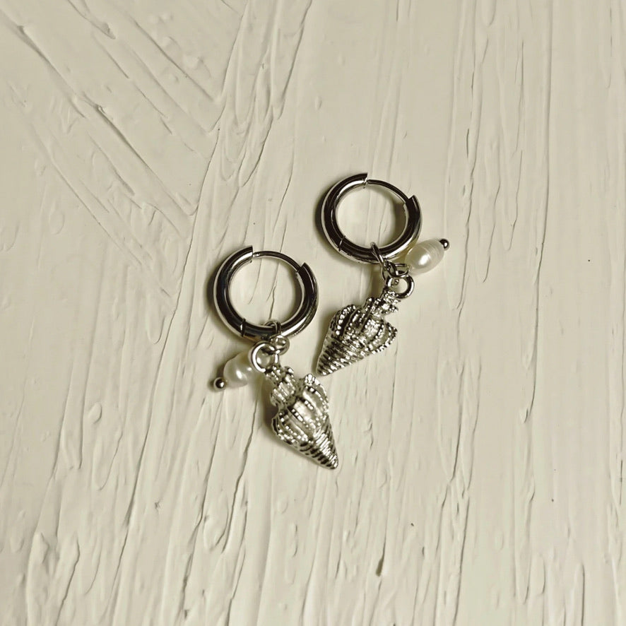 Oceania Silver Earrings